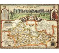 All jigsaw Puzzles Berkshire Historical Map 1000 Piece Jigsaw Puzzle (1610) All jigsaw Puzzles Multicolor