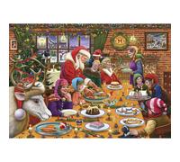 All jigsaw Puzzles Christmas Dinner at Santa's Workshop 1000 Piece Jigsaw Puzzles All jigsaw Puzzles Multicolor