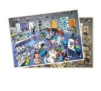 All jigsaw Puzzles Djigsaw Vu In the Classroom 2 x 1000 Piece Jigsaw Puzzle Set All jigsaw Puzzles Multicolor