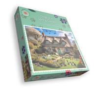 All jigsaw Puzzles Dogs In A Spring Cottage Garden 1000 Piece Jigsaw All jigsaw Puzzles Multicolor