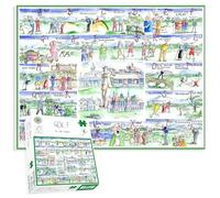 All Jigsaw Puzzles - Golf By Tim Bulmer - 1000 Piece Puzzle For Adults, Large Puzzle 66cm X 50cm In Size. Challenging To Complete But Fun And Humorous