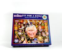 King Charles III Coronation Puzzle - Fit For A King By Mike Jupp - 1000 Piece Jigsaw Puzzle - Coronation Memorabilia - The History Of Royals Puzzle
