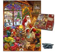 All jigsaw Puzzles Santa's Christmas List 1000 Piece Jigsaw Puzzle By Rudolf Farkas All jigsaw Puzzles Multicolor