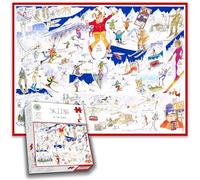 All Jigsaw Puzzles - Skiing By Tim Bulmer - 1000 Piece Puzzle For Adults, Large Puzzle 66cm X 50cm In Size. Challenging To Complete But Fun And Humorous