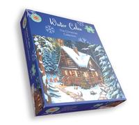 All jigsaw Puzzles Winter Cabin 1000 Piece Jigsaw Puzzle All jigsaw Puzzles Multicolor