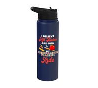 All Kindergarten Teachers Rule Funny Teacher's Day Stainless Steel Insulated Water Bottle