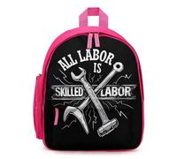 All Labor Is Skilled Labor Small Backpack Cute Mini Shoulder Bag 12.6 × 9.4 × 5.9 Inches Daypack