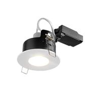 ALL LED iCan75 Mains GU10 Fire Rated Downlight AFD75 + Bezel (White Fixed)