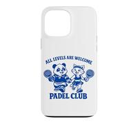 All Levels Are Welcome Padel Club - Panda Cat Padel Case for iPhone 13 Pro Max