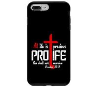 All Life is Precious - Pro-Life Christian Design Case for iPhone 7 Plus/8 Plus