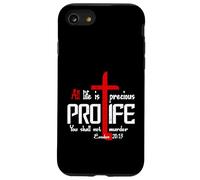 All Life is Precious - Pro-Life Christian Design Case for iPhone SE (2020) / 7/8