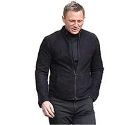 All Link Daniel Specter Bond Mens Black Suede Leather Jacket James