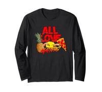 All Love Matters Creation of Pineapple Pizza Meme Art Long Sleeve T-Shirt