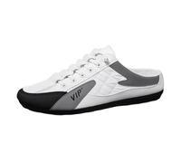 All Match Casual Open Back Sneakers,Men's Backless Sneakers Casual Mules,Slip On Backless Trainers Men,Non Slip,Hand-Free,Lightweight,for Daily Outing,Shopping White