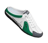 All Match Casual Open Back Sneakers,Mule Open Back Sneaker Mens,Men's Backless Trainers,Cushioning,Slip-On,Non Slip,for Leisure,Sports and Outdoor Activities Green