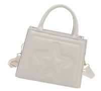 All-Matching Shoulder Bag For Woman Fashion Handbag Star Embossed Crossbody PU Leather Top Handle Large Capacity Shoulder Woman Pu Leather Handbag Korean Styles Crossbody