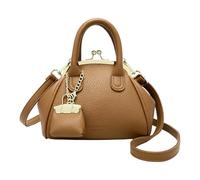 All-Matching Shoulder Bag For Woman Satchel Kiss Crossbody Trendy Handbag Retro Messengers Women Shoulder Top Handle Kiss Crossbody Retro Handbag