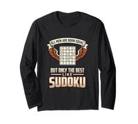 All Men are Born Equal Best Like Sudoku Puzzle Solver Long Sleeve T-Shirt