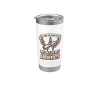 All Men are Born Equal The Best Become Architects Design Stainless Steel Insulated Tumbler