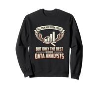 All Men Are Born Equal The Best Become Data Analysts Trends Sweatshirt