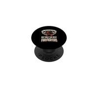 All Men Are Born Equal The Best Become Firefighters Brave PopSockets Adhesive PopGrip