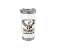 All Men are Born Equal The Best Become Researchers Science Stainless Steel Insulated Tumbler
