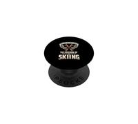 All Men Are Born Equal The Best Do Skiing Skier PopSockets Adhesive PopGrip