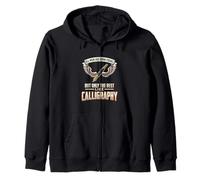 All Men Are Born Equal The Best Like Calligraphy Artist Zip Hoodie