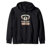All Men Are Born Equal The Best Play Soccer Player Zip Hoodie