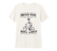 All Men are Created Equal Biking Cyclist Seventies 70s Dad Premium T-Shirt