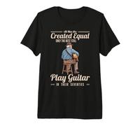 All Men are Created Equal Only The Best Still Play Guitar Premium T-Shirt