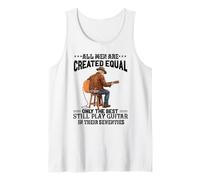 All Men are Created Equal The Best Play Guitar Seventies 70s Tank Top