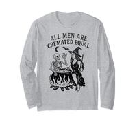 All Men are Cremated Equal, Witch Cauldron Graphic Tee Long Sleeve T-Shirt