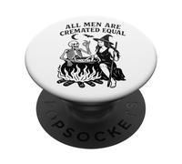 All Men Are Cremated Equal, Witch Cauldron Graphic Tee PopSockets Adhesive PopGrip