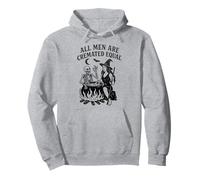All Men Are Cremated Equal, Witch Cauldron Graphic Tee Pullover Hoodie