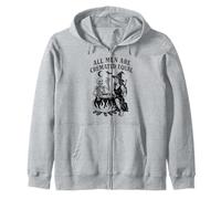 All Men Are Cremated Equal, Witch Cauldron Graphic Tee Zip Hoodie