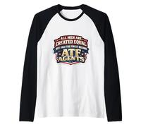 All Men were Created Equal Only The Finest Become ATF Agents Raglan Baseball Tee