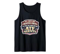 All Men were Created Equal Only The Finest Become ATF Agents Tank Top