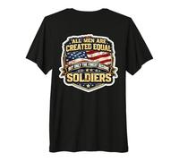 All Men were Created Equal Only The Finest Become Soldiers Premium T-Shirt