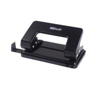 All Metal 2 Hole Paper Punch, 10 Sheets Capacity, Two-Hole Punch for Paper File Folder Binder, Locking Handle, Low Effort, Alignment Guide, 2 Hole Puncher for A4/A5/B5 Loose Leaf Book Home Office