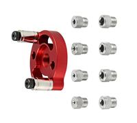 All Metal 8 Position Drill Guide Systems Wood Craft Hole Maker for Accurate Wood Boring in Craftsmanship Applications Accuracy Drilling Jigs