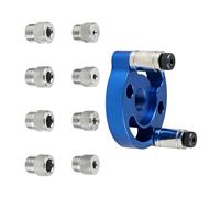 All Metal 8 Position Drill Guide Systems Wood Craft Hole Maker for Accurate Wood Boring in Craftsmanship Applications Accuracy Drilling Jigs