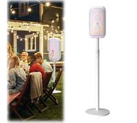 All-Metal Adjustable Speaker Stand for J-BL Partybox 120/320 (White) - Heavy-Duty Pole Stand with Wide Base, Height Adjustable up to 36.22" (Stand Only, No Speaker Included)