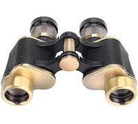 All Metal Bronze 6×24 Binoculars, Shimmer Visual Coordinate Compact Ranging Folding Portable Telescope Non-