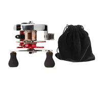 All Metal Fishing Reel BA60, 2.5:1 Speed Ratio, 2 BB, Right Hand - Automatic Line Arranging, Durable Alloy Build, Ideal for Raft and Reservoir Fishing (Right Hand Version)