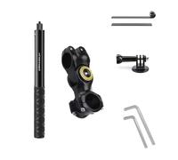 All Metal Handlebar Camera Holder Motorcycle Bike Selfie Stick For Third Perspective Handlebar Mount Bracket Aluminum Camera Bracket