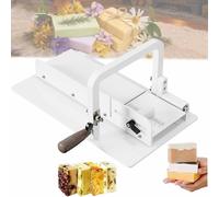 All-Metal Manual Single Arm Soap Cutters & Slicer with Precision Scale - Durables DIY Tool for Soap, Cheese & Butter - Perfects for Crafts & Homemade Projects