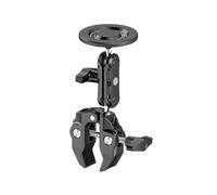 All-Metal Phone Holder With Heavy-Duty Adjustable Clamp - Secure Magnetic Mount For Spin Bikes/mic Stands/handlebars