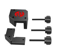 All Metal Right-Angle Ruler 15/20 Profile Installation Helper for V0 2.4 Salad Fork Rigrat 3D Printer Profile Installation Helper Aluminum Alloy Anodized Black Machine Accessories