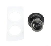 All-Metal Start Button Lever Cover for Vehicle Dashboard Integration with Emphasis on Structural Integrity and Design Harmony (Model Gunmetal Gray)